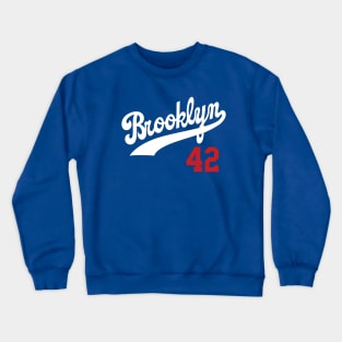 Brooklyn 42, Baseball themed design Crewneck Sweatshirt